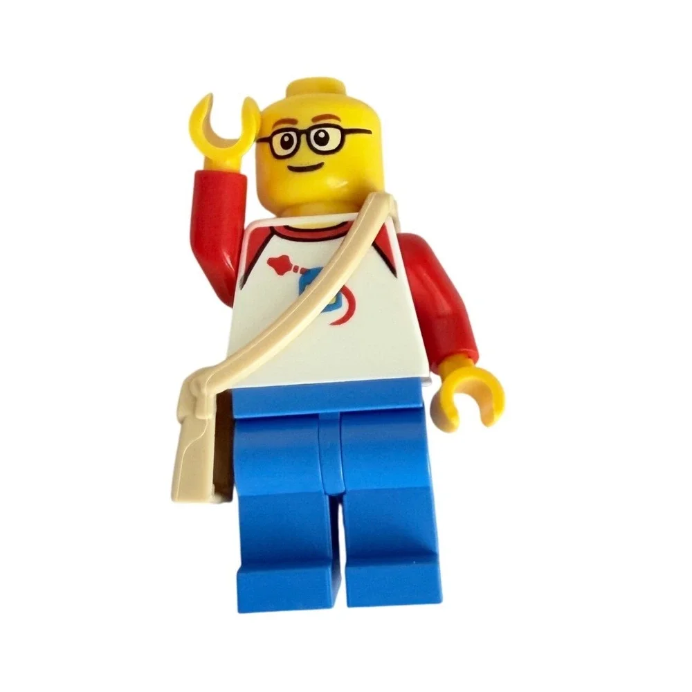 LEGO Minifigures Lot 5 Figures Multi Barista Space Fan Firefighter Demon Warrior